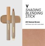 PeriPera Creion de contur, Peripera, V Shading Blending Stick, 0.6g - 001 Natural Brown