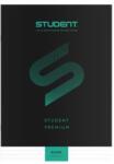 ICO Füzet, tűzött, A4, vonalas, 32 lap, ICO Student Premium, fekete (TICSFPV) - irodasziget