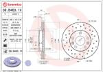 BREMBO Disc frana BREMBO 09. B463.1X (09.B463.1X)
