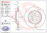 BREMBO Disc frana BREMBO 09. N455.51 (09.N455.51)