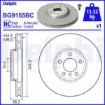 DELPHI Disc frana DELPHI BG9155BC (BG9155BC) - fixbox