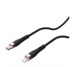 Nillkin Flowspeed USB-C / Lightning szilikon kábel, 27W, 1, 2m, kék (6902048265097)