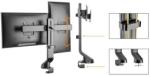 Maclean MC-854 Holder for two monitors / double 17 "-27" 14kg VESA 75x75 100x100 fits MC-848 and MC-849 (MC-854)