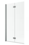 Radaway Nes Brushed Nickel PND I szálcsiszolt króm kádparaván 130B (10010130-91-01L)