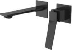 AREZZO design ROCKFIELD fali mosdócsaptelep, matt fekete AR-9903BL (AR-9903BL)