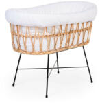  Childhome Rattan Babaöböl - 70x51x90cm + Fém Lábak + Matrac - Ekrü Huzat (CRRATMC)
