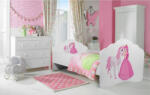 ADRK Ágy matraccal CASIMO PRINCESS WITH HORSE 140x70, Fehér - smartbutor
