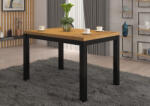 ADRK OLAF 2 kávés asztal 120x80, Artisan, Fekete matt - smartbutor
