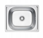 Erga HD, 1 rekeszes acél mosogató 460x410x160 mm, MicroDekor felület, ERG-MLS-HD4641D (ERG-MLS-HD4641D)