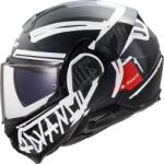 LS2 Cască de motocicletă pliabilă LS2 FF910 Advant II Tape neagră (LS569102211-MASTER)