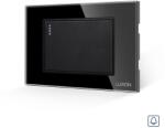 Luxion Intrerupator cu Revenire (Sonerie) Mecanic LUXION cu Rama din Sticla, Standard Italian, 3M - culoare negru