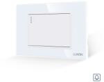 Luxion Intrerupator cu Revenire (Sonerie) Mecanic LUXION cu Rama din Sticla, Standard Italian, 3M