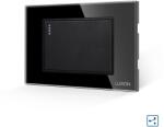 Luxion Intrerupator Simplu Cap Scara Mecanic LUXION cu Rama din Sticla, Standard Italian, 3M - culoare negru