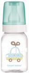 Canpol babies Стъклено шише с антиколик биберон Canpol - Зелено, 120 ml (42/202_gre)