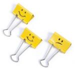 Rapesco Bindercsipesz, 19mm, "Fun", RAPESCO, sárga, 20db/bliszt (1351)