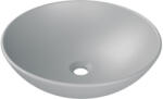 CeraStyle ZERO - PULTRA ültethető - Top Counter - porcelán mosdó - O - MATT SZÜRKE - Ø 46 cm (OC052E81W13) - moretti