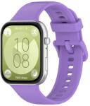  SILICONE Cserélhető szíj Huawei Watch Fit 4 / Fit 4 Pro készülékhez, lila