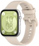  SILICONE Cserélhető szíj Huawei Watch Fit 4 / Fit 4 Pro IVORY WHITE