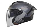 MT Helmets MT COSMO SV A0 matt fekete/szürke nyitott bukósisak