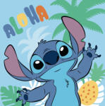 Jerry Fabrics Disney Lilo és Stitch, A csillagkutya Ananas kéztörlő, arctörlő, törölköző 30x30cm (JFK106410)
