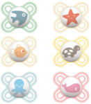 MAM Játszócumi Perfect Start, megújult! szilikon lapított (méret: 1) 0 - 2 hó - babybear