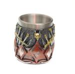 Tole 10 Imperial Pahar Shot Swords 5.7cm 50ml decorat 360grade Tole 10 Imperial 39747