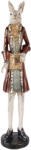 Clayre & Eef Figurina Iepuras polirasina multicolora 12x12x53 cm (5PR0161)