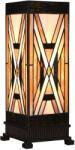 Clayre & Eef Veioza Tiffany polirasina sticla multicolora 17x17x44 cm E27 (5LL-6359)