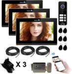 Mentor Kit VideoInterfon 3 familie WiFi IP65 2MP TouchScreen IPS Full-HD 10.1 inch Color 4in1 4 fire Mentor SYKT065 (MMDSYKT065)