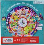 Chalk and Chuckles Puzzle - Invatam ceasul cu ursuletul PlayLearn Toys Puzzle
