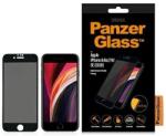 Panzer E2E Super+ privát edzett üveg iPhone 6 / 6s / 7 / 8 / SE 2020 / SE 2022 - fekete kerettel üvegfólia