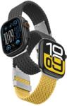 AmazingThing 2 darabos AmazingThing Blend szíj készlet Apple Watch 45/46/49mm - Sárga-Fekete/Fekete