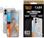 Panzer CARE by PanzerGlass Flagship 3 az 1-ben Tok + Privacy Üvegfólia + Kamera Védőfólia Samsung Galaxy S25 Edge - átlátszó tok