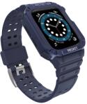Hurtel Protect Strap Band tok szíjjal Apple Watch 9 / 8 / 7 / 6 / 5 / 4 / 3 / 2 / SE / SE2 (41 / 40 / 38mm) tok, páncélfedő a karórához Kék