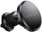 Mobile Origin Mobil Origin MO3 autós tartó, szellőrzőrácshoz, MagSafe kompatibilis, 15 W vezeték nélküli töltés, 360 fokos elforgatás, fekete (FRL-WCCH-MO3)