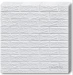 Tapetoo Home Decor 50 x 3D Tapetoo Home Decor tapéta csempe készlet, fehér, 70 x 77 cm, 2, 5 mm, 26, 5 négyzetméter (set-50xTapet-3D-Cod-1-Alb)