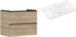 Hansgrohe Készlet szekrény Hansgrohe Xelu Q 54029670, mosdótál Hansgrohe Xelu Q 61030450