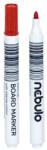 Nebulo Táblamarker NEBULO kerek piros (WBM/TM-WB568-RED) - tonerpiac
