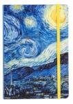Javier Van Gogh Csillagos éj kockás notesz füzet gumipánttal - A5 (IMO-JV-15-838)