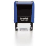 TRODAT 4910 3 soros bélyegző lenyomattal együtt Égszínkék