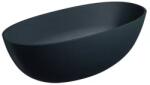 Omnires Cada freestanding Omnires Shell M+ negru mat 160x75 cm (SHELLWWBLV) - sanoterm