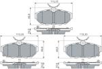 Bosch Set placute frana BOSCH 0 986 460 264 (0 986 460 264)