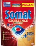 Somat Excellence Premium 5in1 gépi mosogatószer kapszula 42 db 819 g