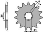 PBR Acél Standard Első Lánckerék 567 - 530 PBR Erőátviteli alkatrész Lánc, lánckerék, láncszett Első lánckerék - motomotors - 8 830 Ft