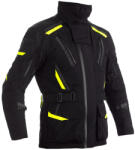RST Pathfinder textil dzseki - Fekete/Neon sárga, 5XL méretben RST Sisakok és ruházat Kabát
