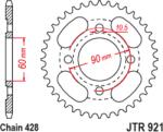 Jt Sprockets Standard acél hátsó lánckerék 921 - 428 JT SPROCKETS Erőátviteli alkatrész Lánc, lánckerék, láncszett Hátsó lánckerék