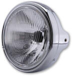 HIGHSIDER smart 7 hüvelykes LTD fényszóró, H4 betéttel, oldalsó rögzítéssel, dombornyomott üveggel, krómozott. HIGHSIDER Elektronika Lámpa, fényszóró, index Fényszóró (tuning)