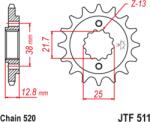 Jt Sprockets Acél zajmentes első lánckerék 511 - 520 JT SPROCKETS Erőátviteli alkatrész Lánc, lánckerék, láncszett Első lánckerék - motomotors - 8 040 Ft