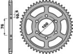 PBR Standard C45 acél hátsó lánckerék 825 - 530 PBR Erőátviteli alkatrész Lánc, lánckerék, láncszett Hátsó lánckerék