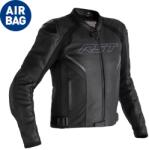 RST Sabre légzsákos bőrdzseki - Fekete, XL méret RST Sisakok és ruházat Kabát